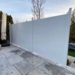 white aluminum privacy fence usa