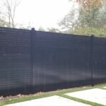 1x1" aluminum horizontal slat fence
