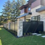 aluminum horizontal slat fence