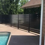 modern aluminum fence